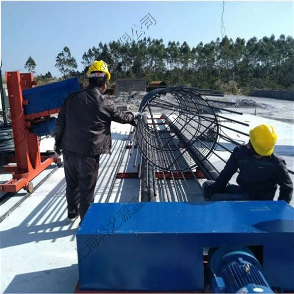Высокоэтажное здание стальной арматурный каркас машина для обмотки высокоскоростной железной дороги с глубокими отверстиями сваи полуавтоматическая круглая стальная арматурная клетка механическое оборудование
