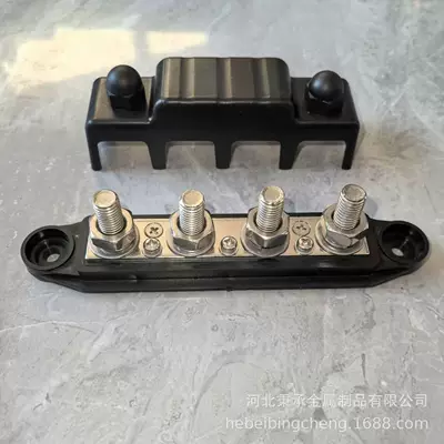 Factory supplies busbar terminal Other power supply, ignition system - nickel-plated-m10-black-one