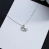 Universal necklace, design chain for key bag , does not fade, light luxury style, simple and elegant design, trend of season