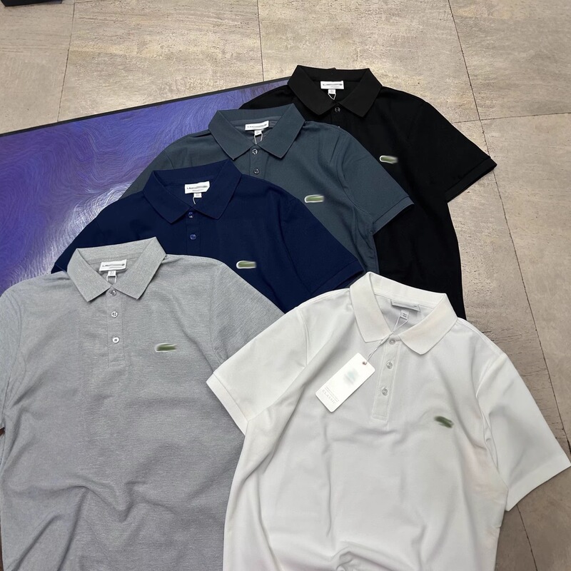 Cross-border hot-selling product: Summer E-Yu brand high-end embroidered polo shirt with crocodile embroidery, versatile business style