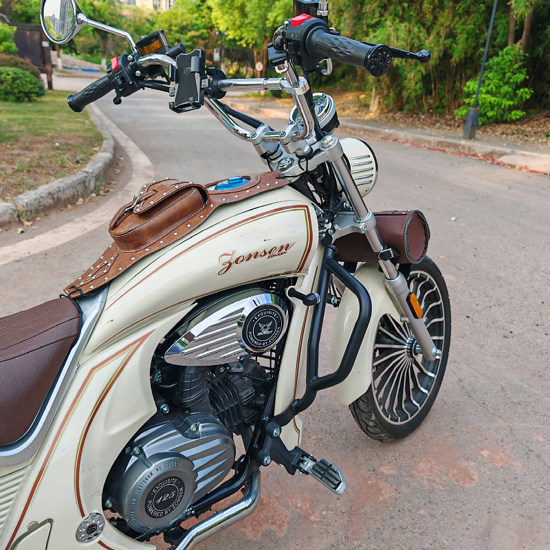 Suitable for Zongshen Yomi YOMI modified bumper guard bar folding rear backrest rear shelf side bag fender accessories