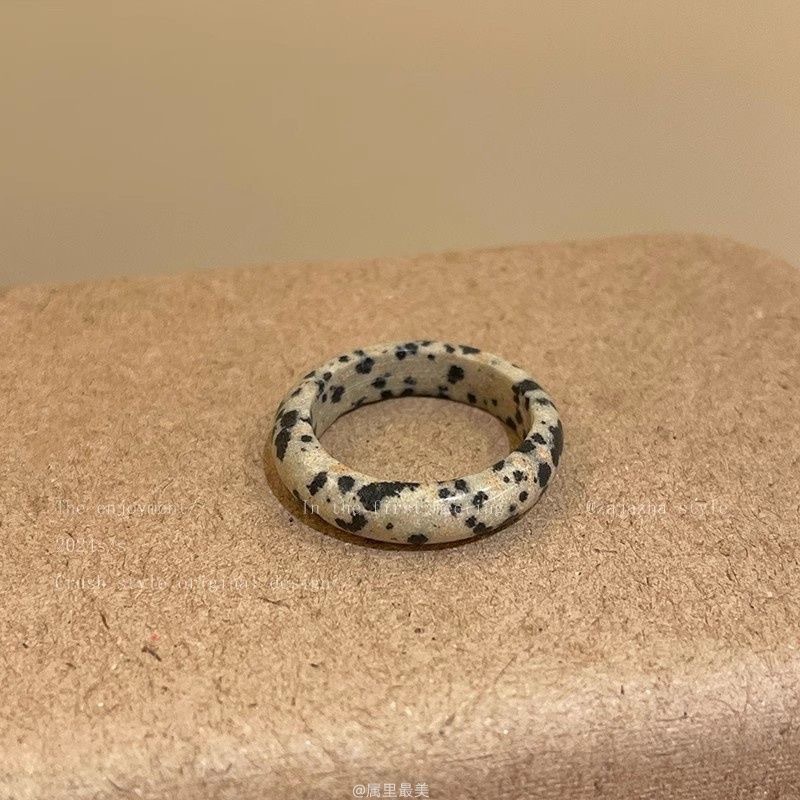 Melard Tigerauge-Ring für Damen, offener Ring, Niche Design Sense, massiver, ovaler Ring für den Zeigefinger_voghion.com