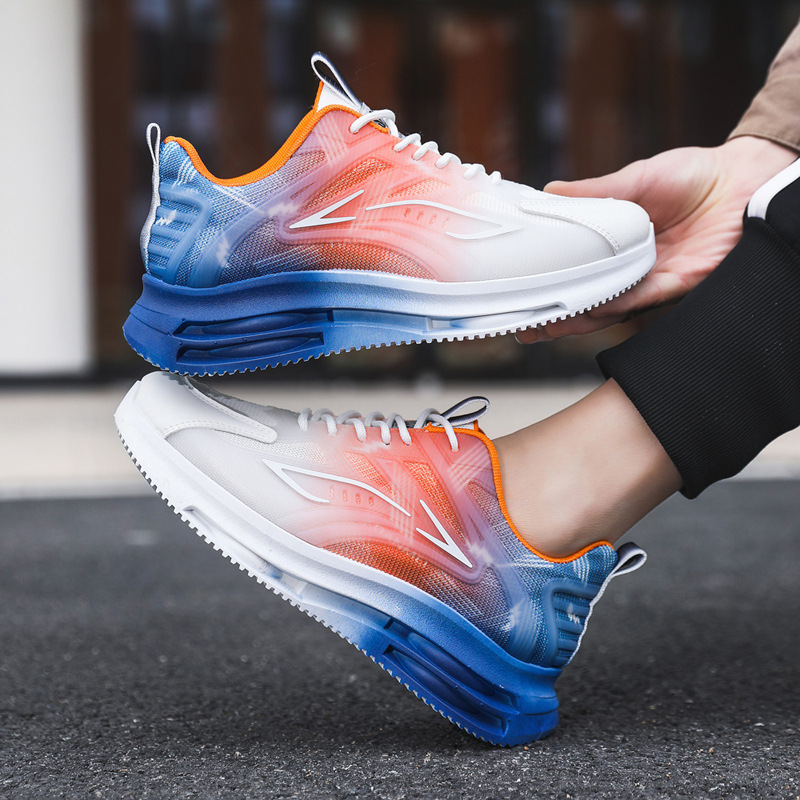 Zapatos para correr coloridos, moda, zapatos deportivos para hombres jóvenes de todo fósforo, zapatos casuales para estudiantes cómodos al por mayor