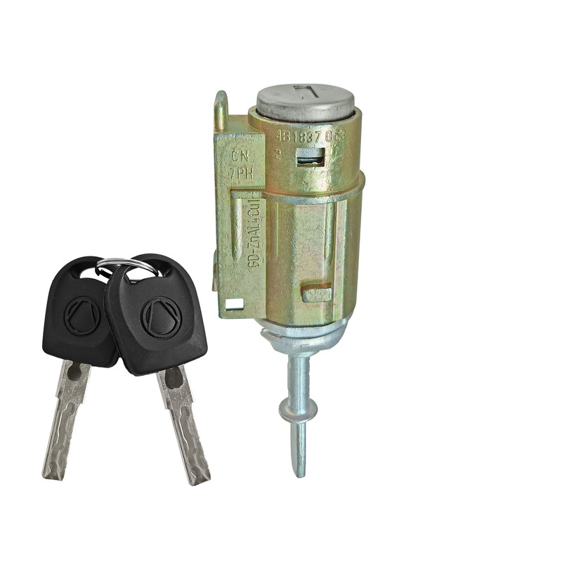 Suitable for Audi A6 left door lock cylinder left door lock cylinder double key auto parts car door lock Suitable for Audi A6 left door lock cylinder left door lock cylinder double key auto parts car door lock