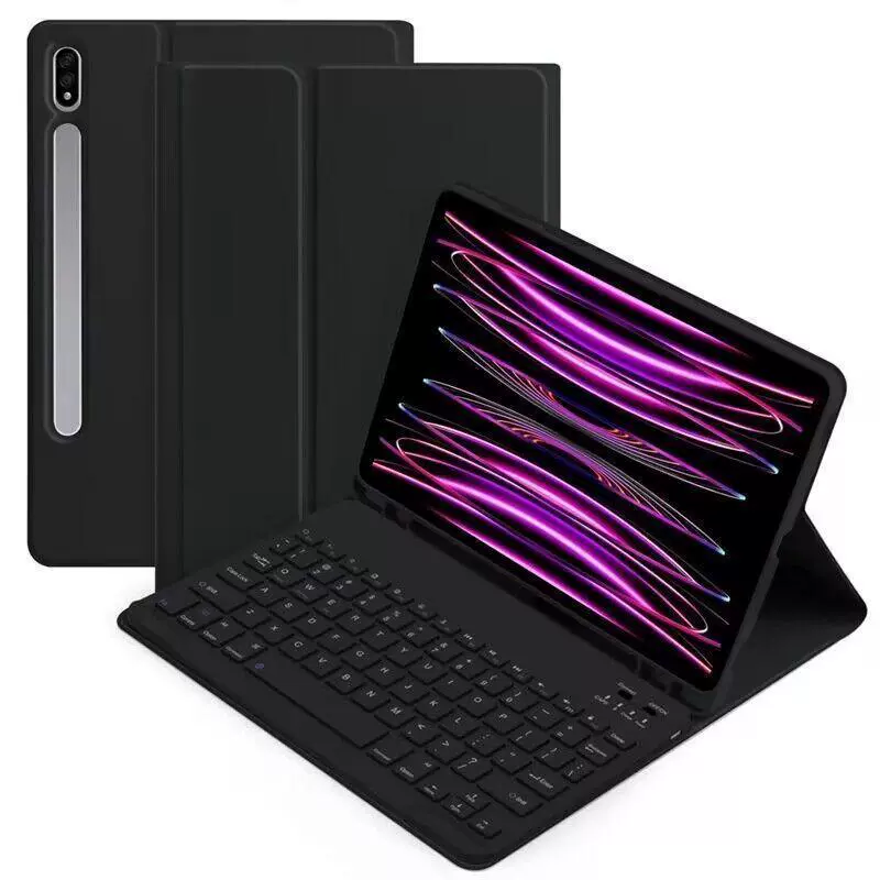 Клавиатура совместимая, чехол для планшета, Galaxy, Bluetooth, совместим с Samsung S10