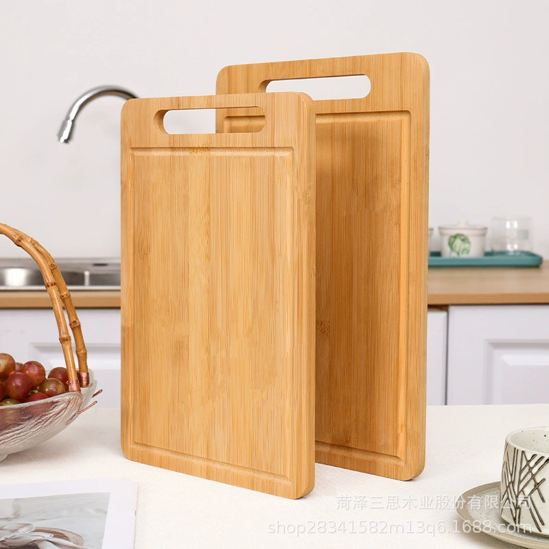Двусторонняя bamboo разделочная доска, натуральное дерево, обратимая, размеры 20×15–34×22 см, наборная опция