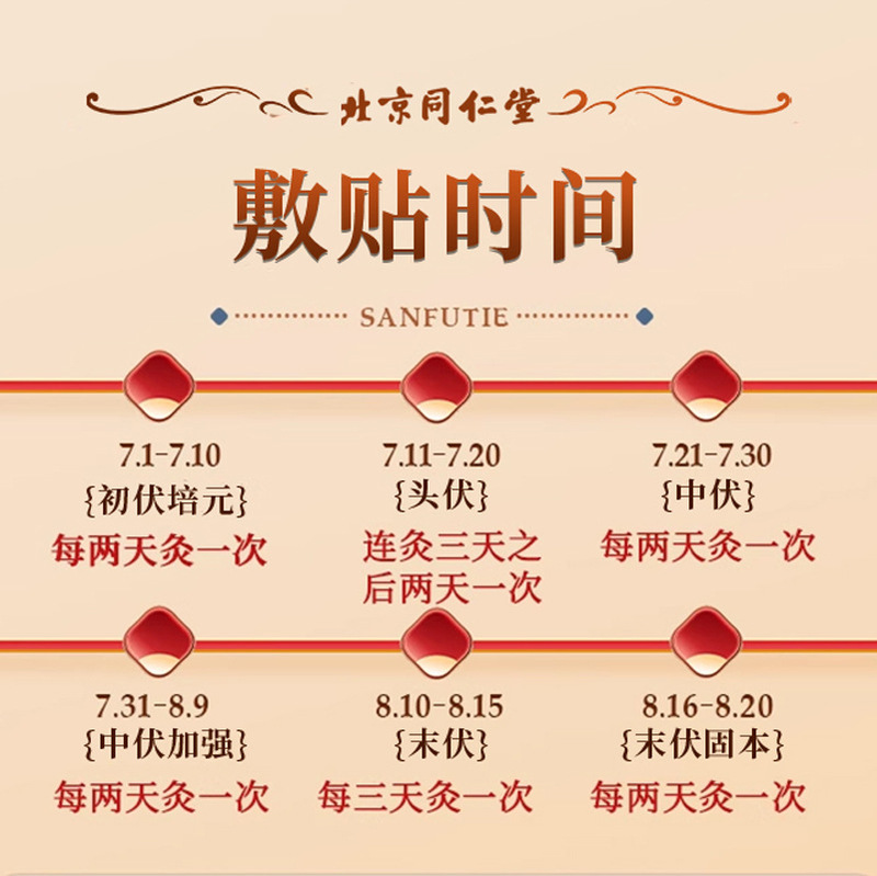 北京銅仁堂ヨモギ三伏パッチ 30 パッチツボパッチ大人の灸パッチハーブ三伏パッチ冬の病気夏|undefined