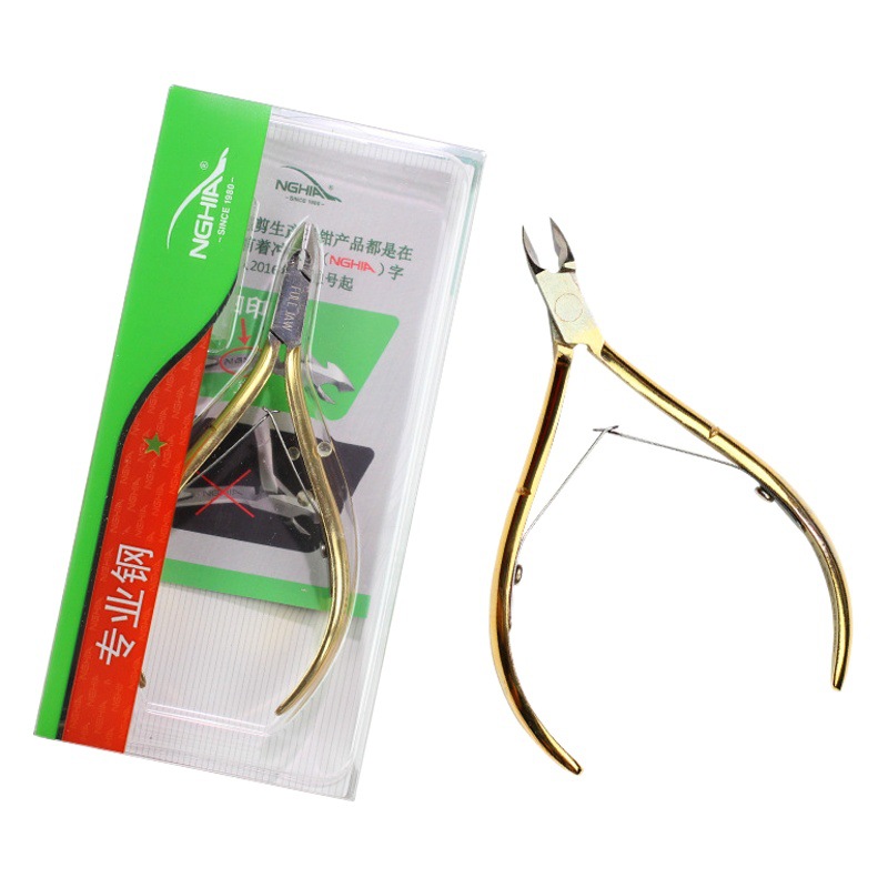 Recomendar productos genuinos NHIA Vietnam Yi tijeras herramientas de uñas tijeras de piel muerta profesional avanzado salón de uñas dedicado exfoliante