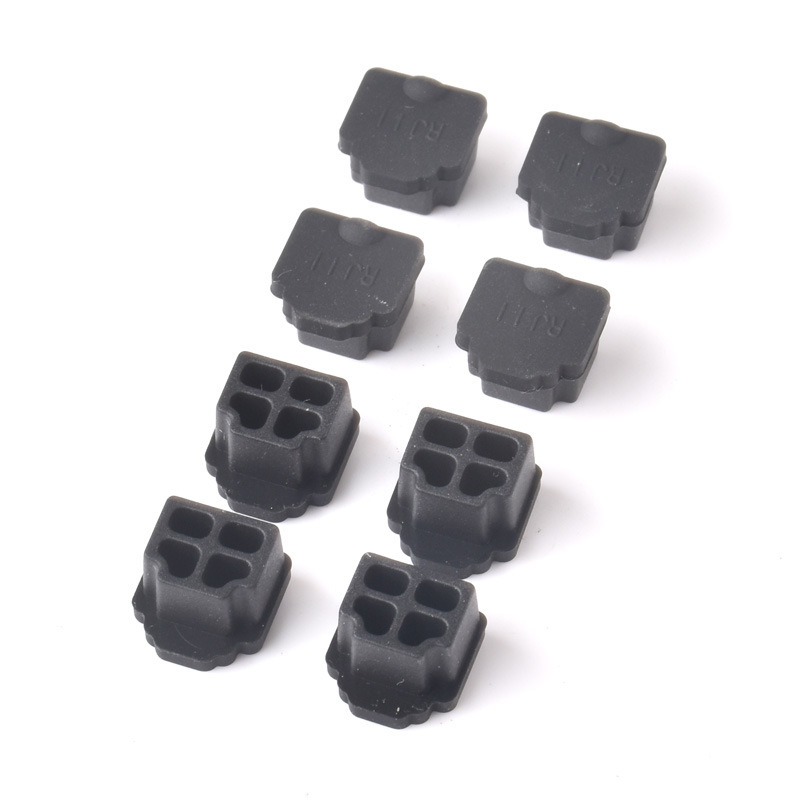 Rj45 11インターフェイス防塵プラグ防塵カバーネット猫電話線インターフェイス防塵プラグ六芯電話口防塵プラグ|undefined