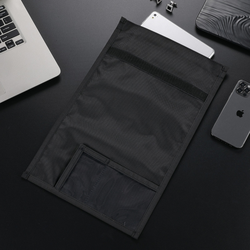 Foreign trade new large Velcro anti-radiation signal shielding computer bag anti-magnetic Faraday tablet function cover