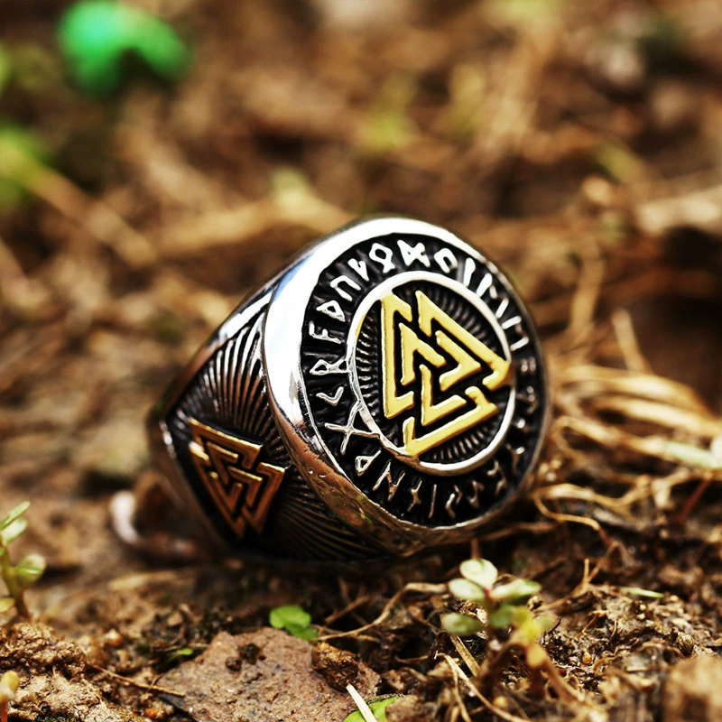 钢铁战士 Scandinavian accessory, ring stainless steel