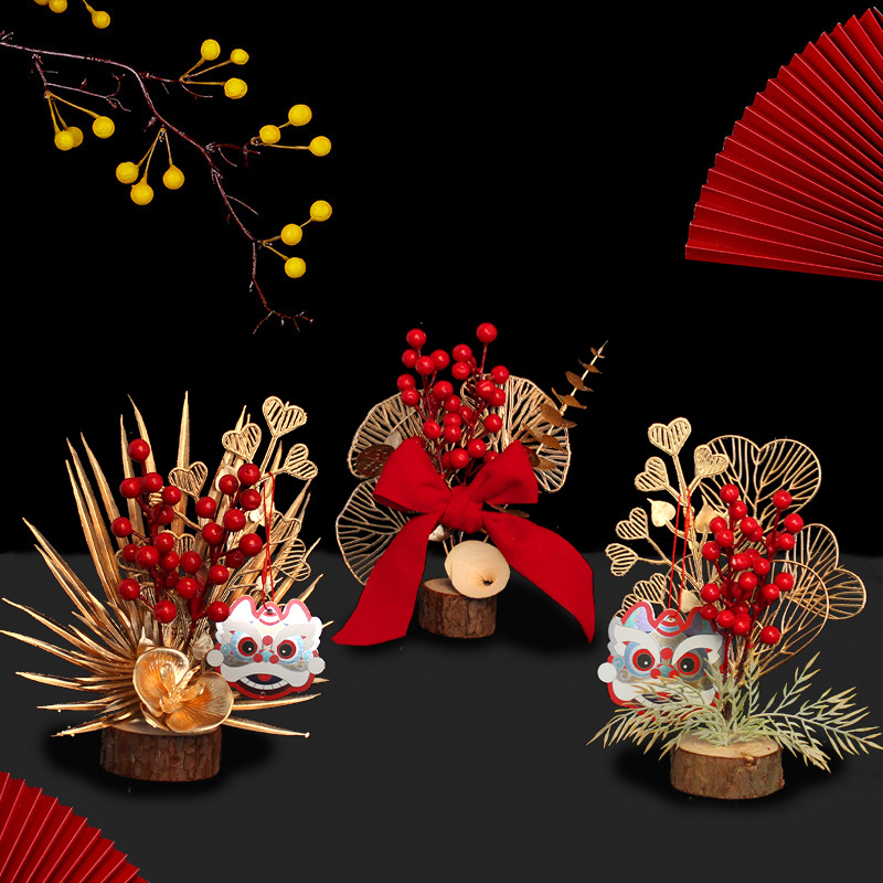 2022 New Year Decorations Christmas Tree Ornaments Moving House Gift New Home Gift Spring Festival New Year Tiger Year Moving Gift