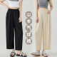 Pregnant Women's Pants Summer Thin Outer Wide Leg Pants 2025 New Style Small Nine-point Pants Not Stomach Yamamoto Pants