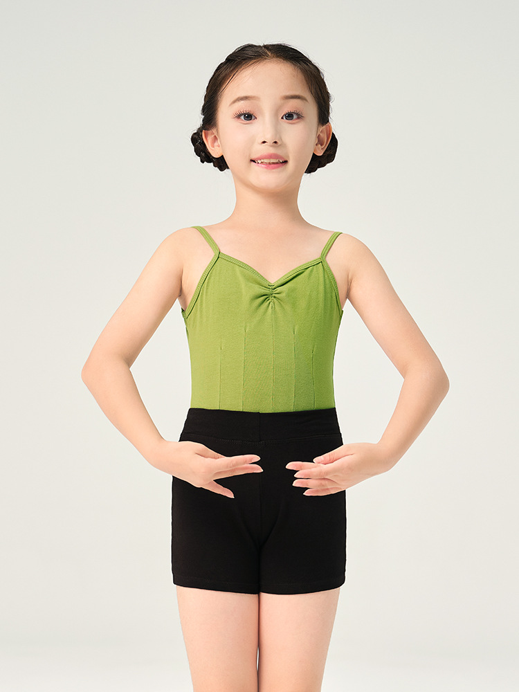 Ropa de práctica de baile para niños ropa de rendimiento correa de una pieza pantalones cortos de baile chino para niñas traje ropa de rendimiento Ropa de baile image 5