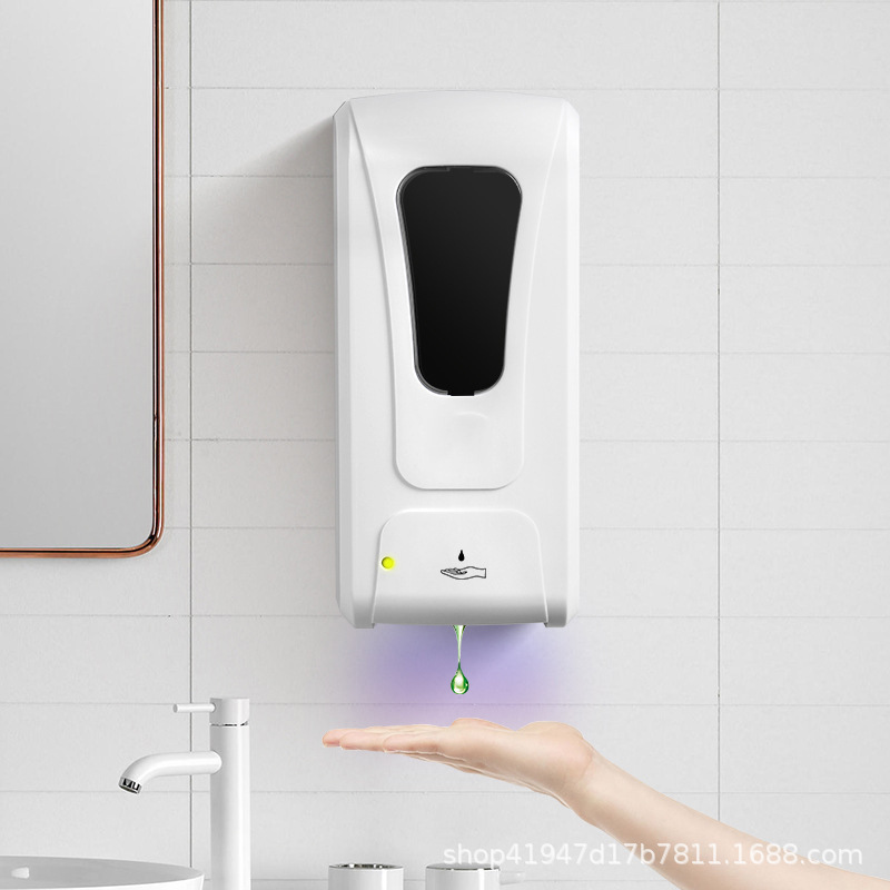 Dispositivo de jabón de inducción inteligente desinfectante automático desinfectante automático de manos tipo pared dispensador de jabón médico image 6