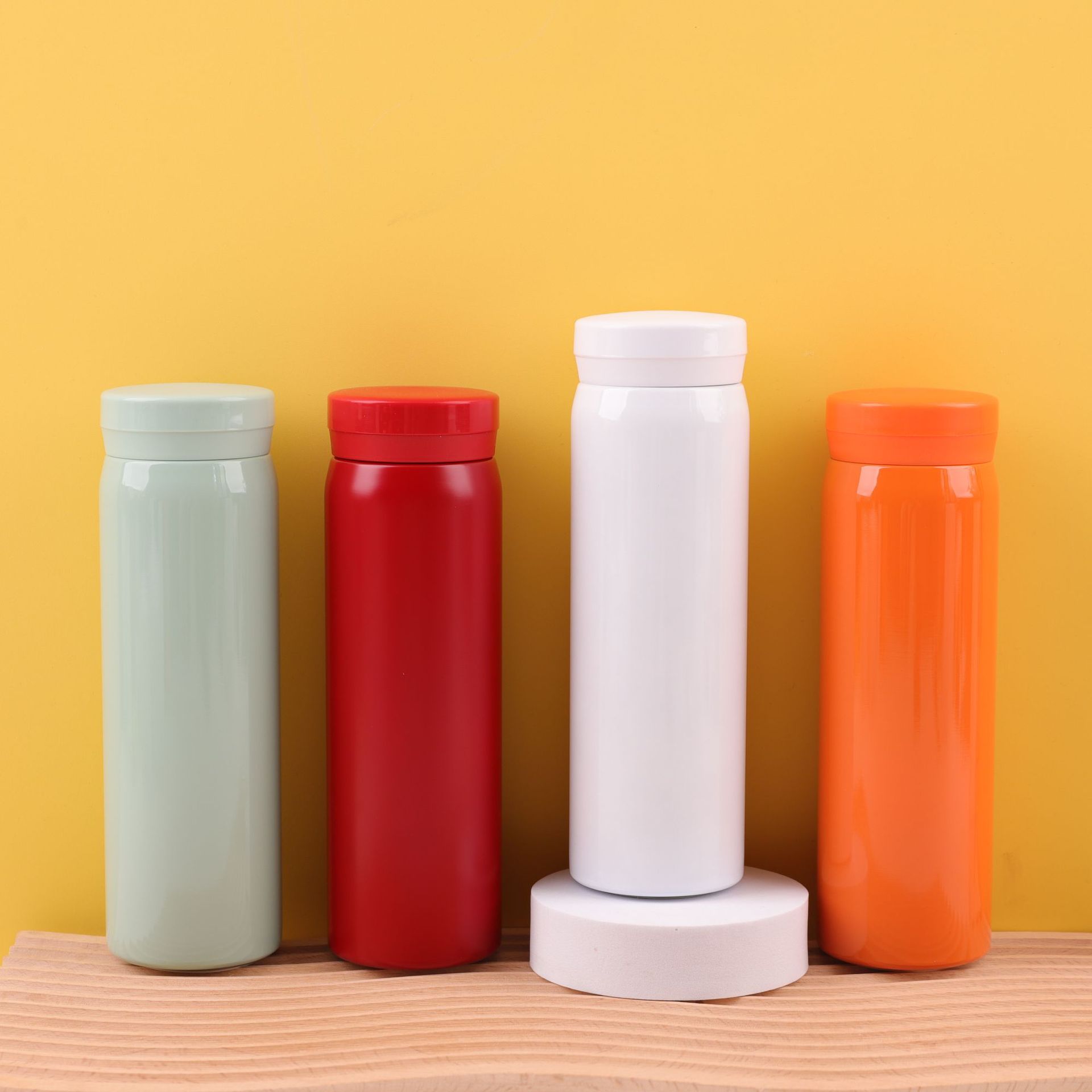 Taza de bolsillo de vacío de acero inoxidable 304 transfronterizo simple taza de agua de estudiante fresco taza de vacío de regalo portátil para el hogar