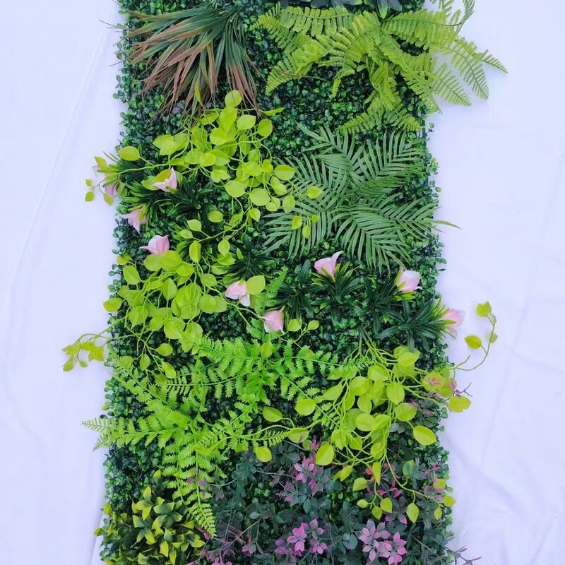 クロスボーダー 50 × 100cm 人工シミュレーション植物壁屋外壁装飾結婚式展示ドアバルコニー|undefined
