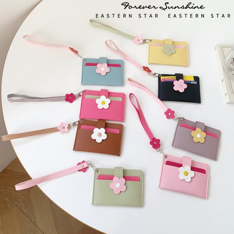Flower Handbag Card Holder~Southeast Asia Dopamine Y2K Simple Wallet Coin Purse Student Ladies Cute Wallet