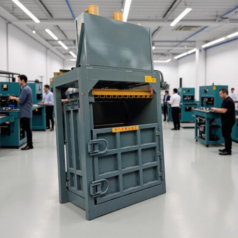 废纸液压打包机矿泉水塑料瓶压缩机 废纸箱薄膜立式液压打包机