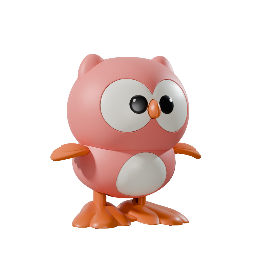 8605 핑크 올빼미-가방 60g