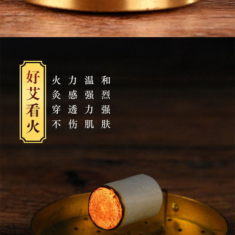 Moxa Cones 54 Pieces Aged Mugwort Rolls for Moxibustion Home Use in use