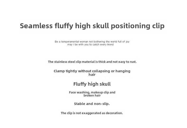 Duckbill Hair Clip For Hair Volume And Styling Accessories_voghion.com