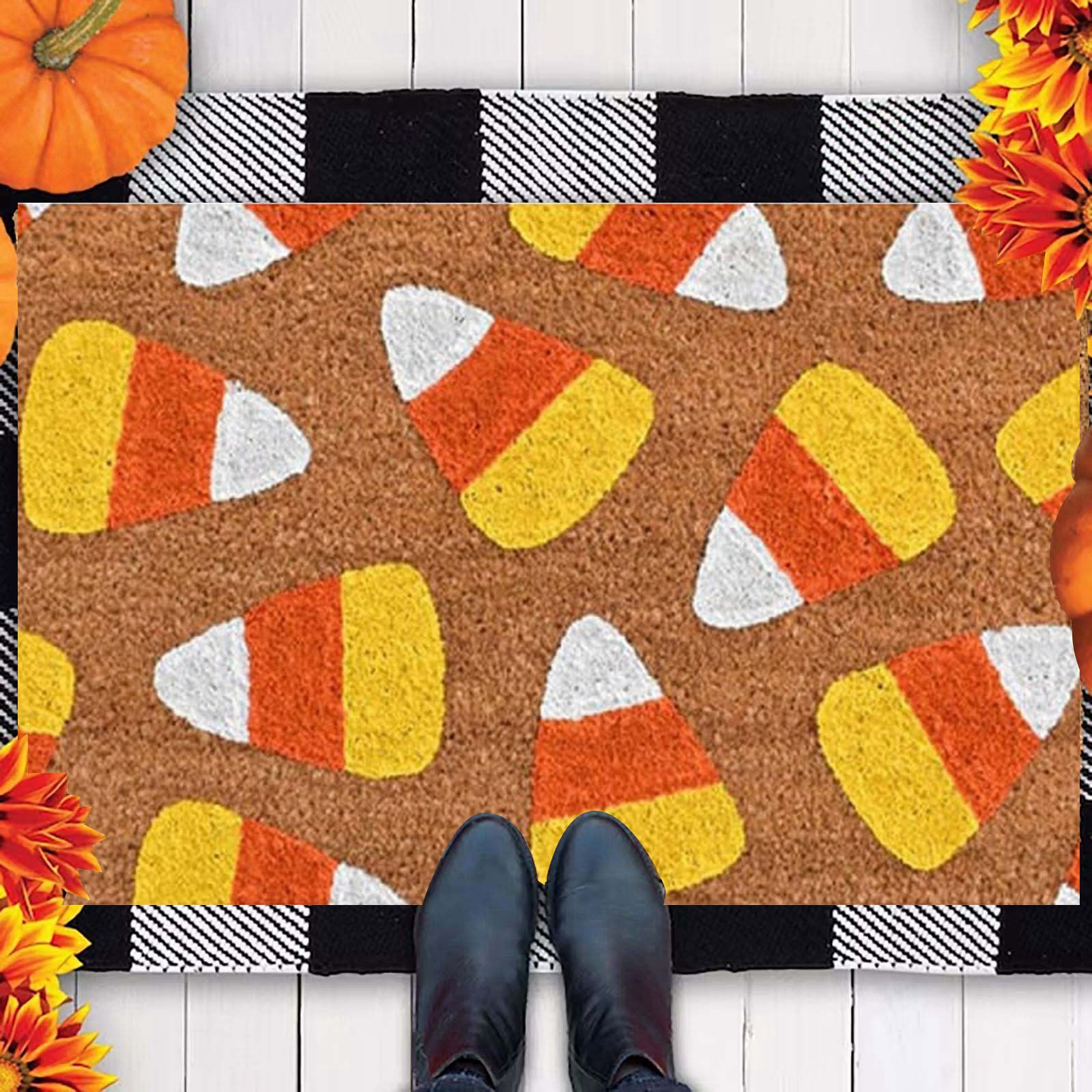 Hallowmas home decoration atmosphere floor mat entrance door mat kitchen clown floor mat entrance floor mat_voghion.com