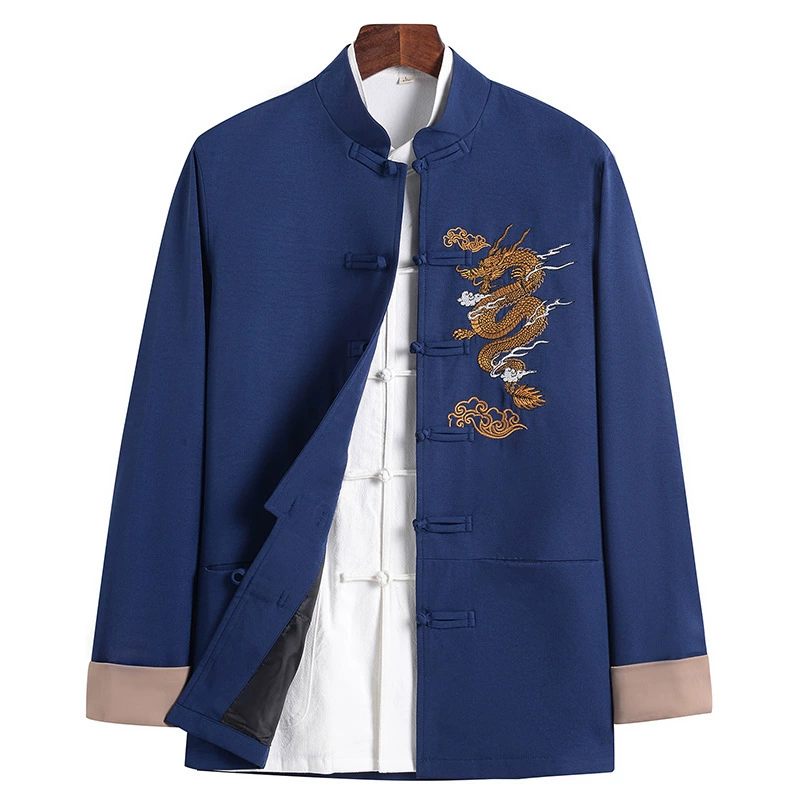 Новый стиль для пожилых людей Tang куртка куртка для весны и осени