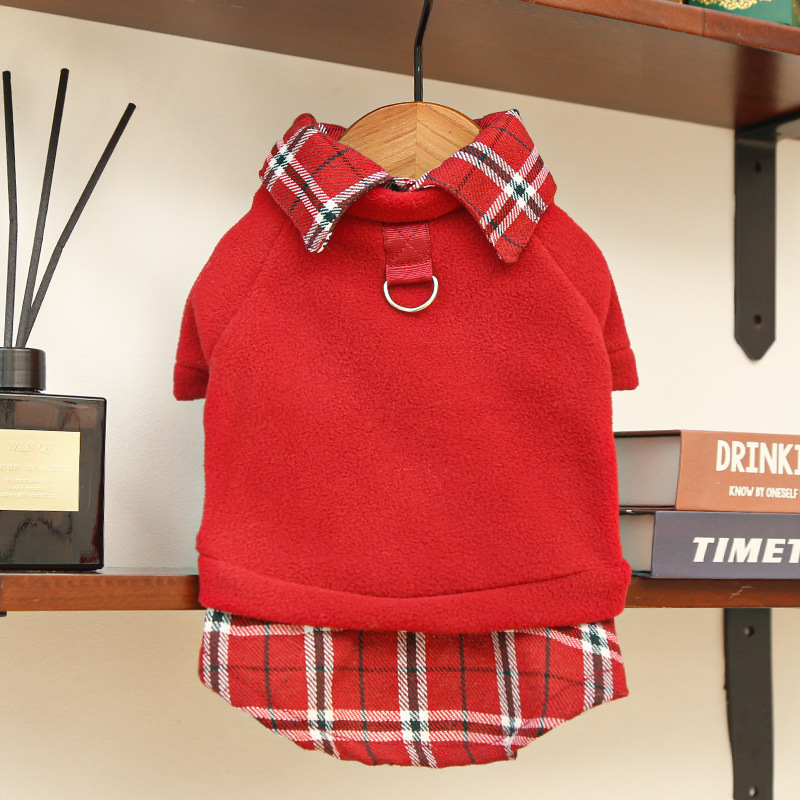 Muñoz de invierno y otoño, dos piezas de ropa de mascotas, accesorios, ropa, gato, perro, oso de peluche.