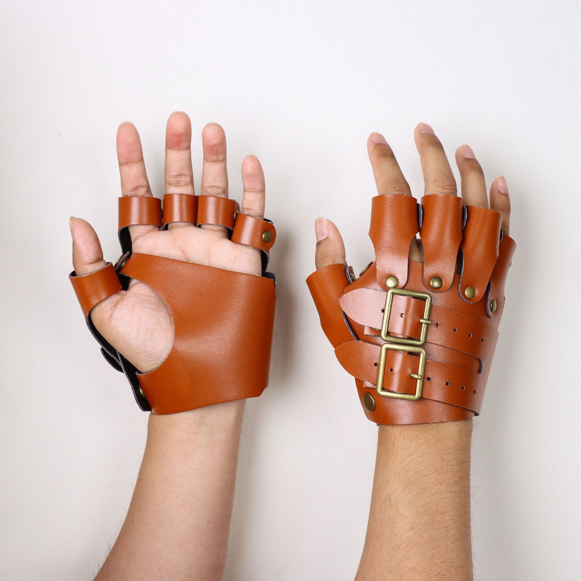 낙타 장갑 한 켤레