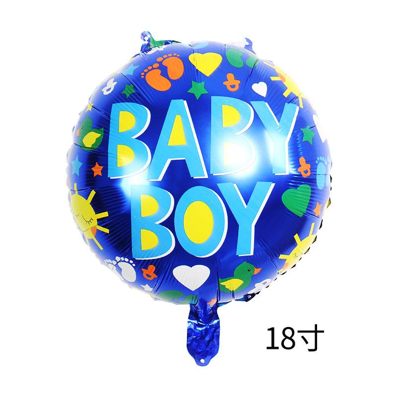 El género revela globo hombres y mujeres revelan baby shower Bienvenido Bebé pastel arreglo par niño o niña película de aluminio globo