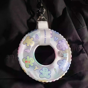 Pvc Inflatable Lifebuoy Inflatable Candy Pendant Cartoon Anime Character Picture Keychain Pendant Customization