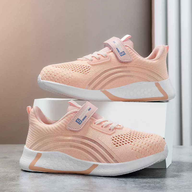 网布布面跑步鞋儿童2069运动童鞋软底运动鞋休闲布鞋透气女童鞋子