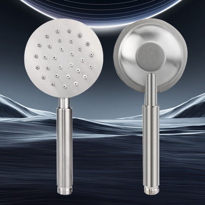 Stainless Steel Hand Shower Bathroom Bathing Water Saving Shower Head Rain Shower suit Hand Shower Head