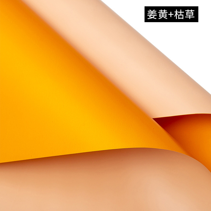 Papel de embalaje de ramo, papel de regalo de papel Ouya de dos colores, papel de regalo de flores, papel de bricolaje floral, papel de embalaje, papel de flores Han Su