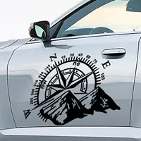 Горный капот наклейка кузова горы компас навигация автомобильная наклейка компас наклейка на дверь автомобиля наклейка для внешней торговли