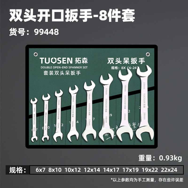 99448, набор отверстий с 8 частями, 20 частей, 1,1 кг