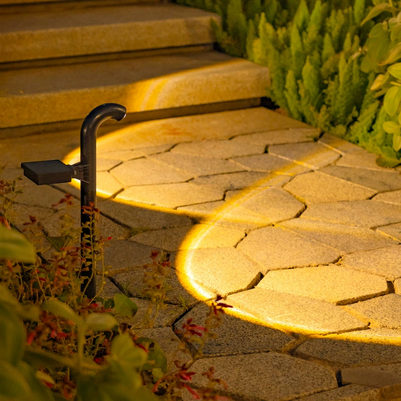 Solar Lawn Light SL-508, outdoor pathway spotlight, white or warm LED, single or multi-pack