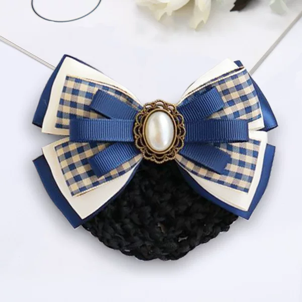 Professional hair flower nurse hairpin bank stewardess hotel attendant work hair net mobile telecom postal hair pocket
