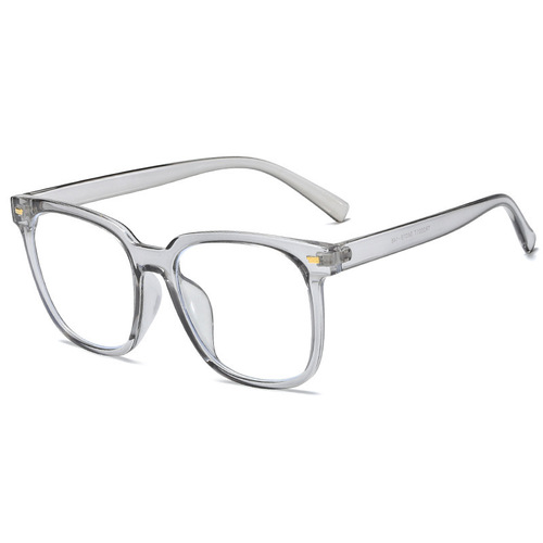 Large frame slimming glasses for women without makeup, black frame anti-blue light radiation Internet celebrity myopia glasses frame ins trend