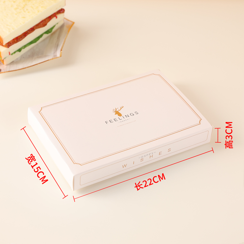 Cuchillo y tenedor caja de pastel de cumpleaños cubiertos cajas de papel una vez cuchillo y tenedor caja de vela se puede personalizar estampado