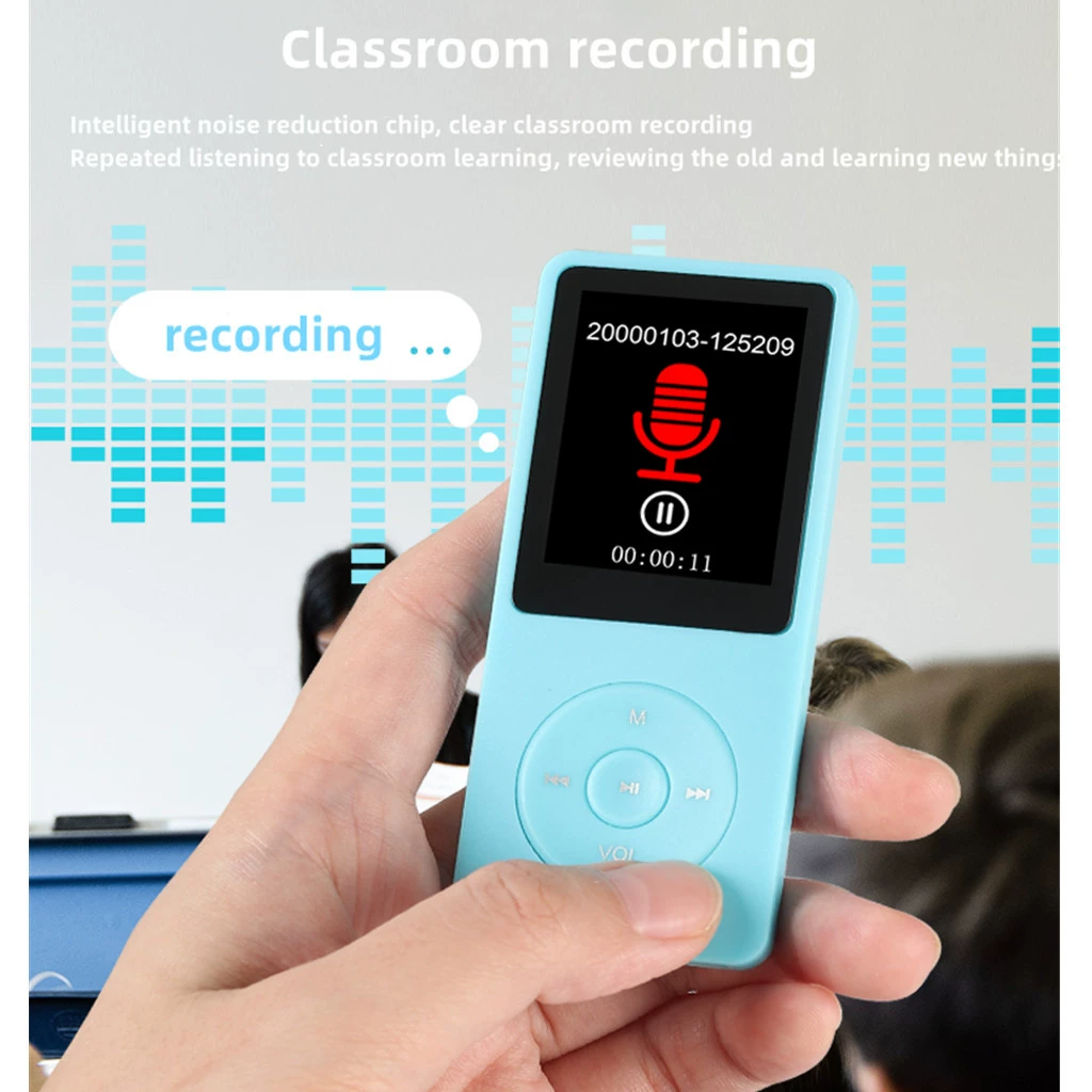 Music electronic player for elementary school students, MP3, 128G, MP4, bluetooth