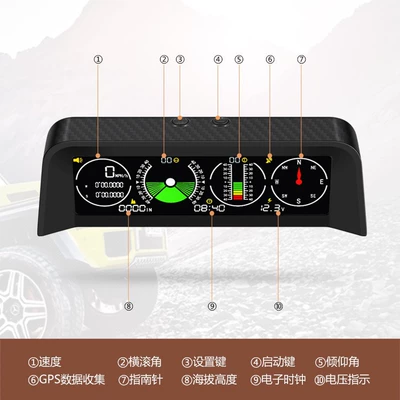 Vehicle HUD Display Universal Gps Speed