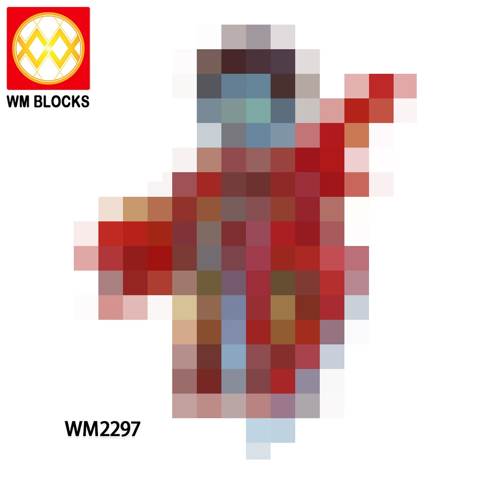 Товар для внешней торговли WM6132, сборные игрушки по ТВ‑и‑фильмам, пазл‑фигурки в пакетах, строительные блоки