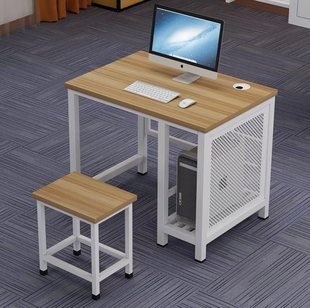 School Computer Desk Computer Room Training Class Computer Desk and Chair Desktop Table Single Double Computer Room Computer Desk