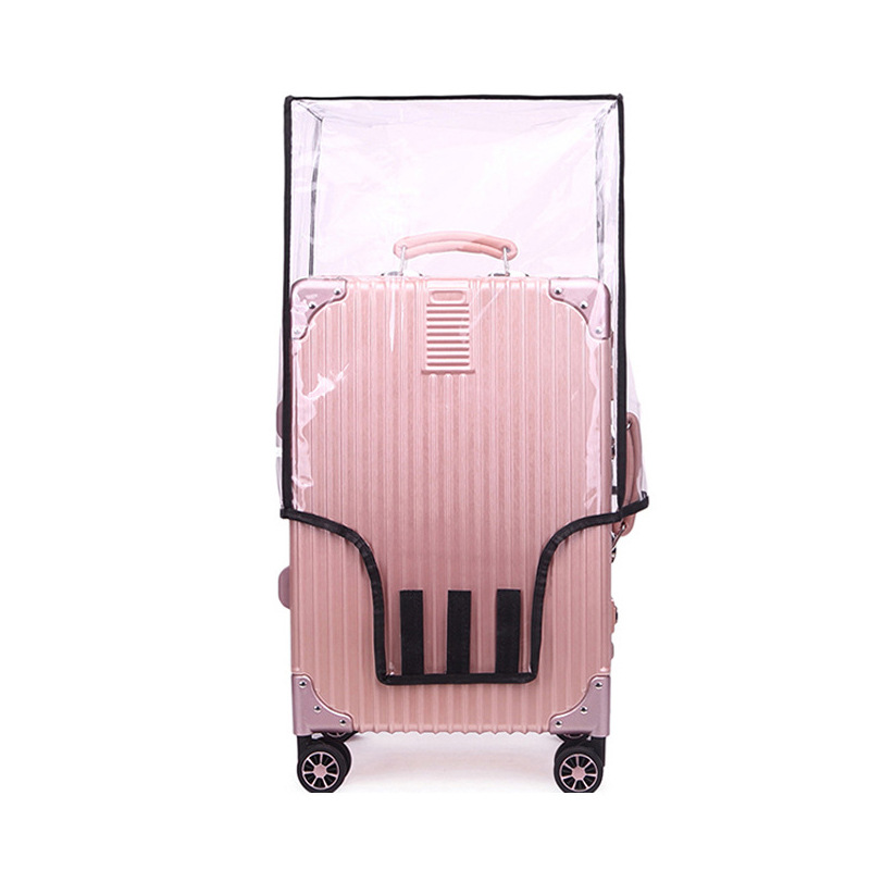 Cubierta de la caja de la carretilla cubierta protectora del equipaje maleta de PVC transparente caso de cuero cubierta de polvo cubierta del equipaje al por mayor