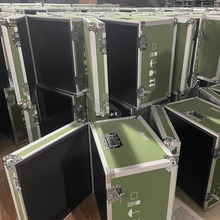 厂家订铝箱铝合金箱航空箱草坪绿航空箱仪器箱运输箱手提箱周转箱