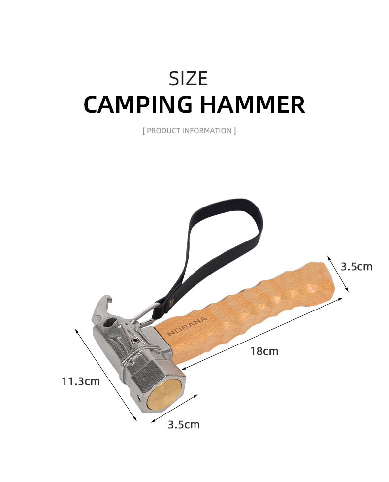 NOBANA Mini Neptune Hammer - Silver