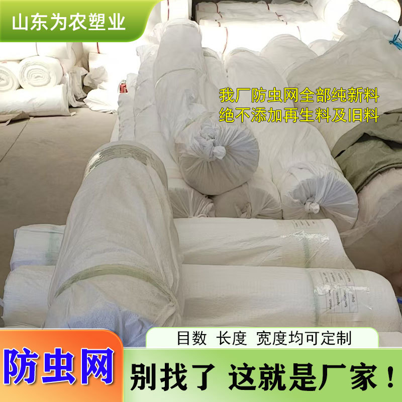 大棚防虫网40目60目80目防飞虫支持跨境果园农用温室大棚防虫网罩