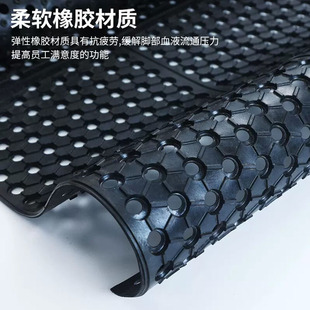 Thickened Kitchen Anti-Slip Mat Waterproof Workshop Hotel Restaurant Back Kitchen Rubber Mat Spliced ​​Abrasion Resistant Rubber Anti-Slip Mat